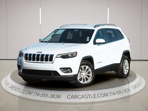 Bright White Clearcoat 2019 Jeep Cherokee Latitude