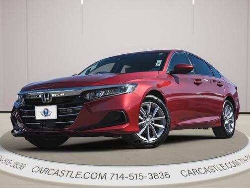Radiant Red Metallic 2021 Honda Accord LX 1.5T