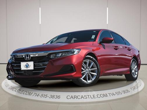 Radiant Red Metallic 2021 Honda Accord LX 1.5T