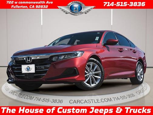 Radiant Red Metallic 2021 Honda Accord LX 1.5T