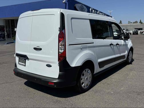 Frozen White 2021 Ford Transit Connect XL Cargo Van