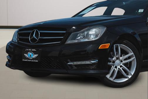 Obsidian Black Metallic 2014 Mercedes-Benz C-Class C 250 Sport
