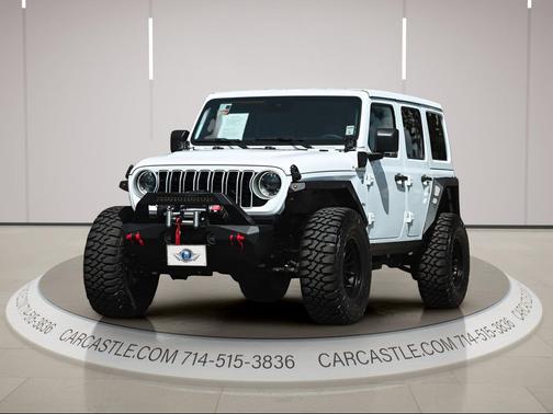 Bright White Clearcoat 2024 Jeep Wrangler 4xe Sahara