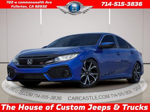 Aegean Blue Metallic 2019 Honda Civic Si Base