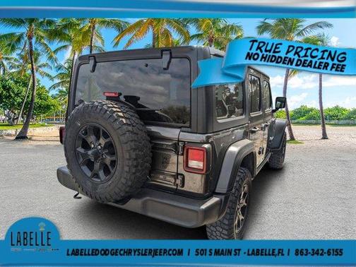 Granite Crystal Clearcoat Metallic 2022 Jeep Wrangler Unlimited Sport