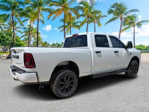 Bright White Clearcoat 2026 RAM 2500 Black Express