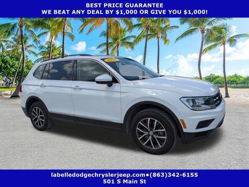 Pure White 2020 Volkswagen Tiguan 2.0T SE