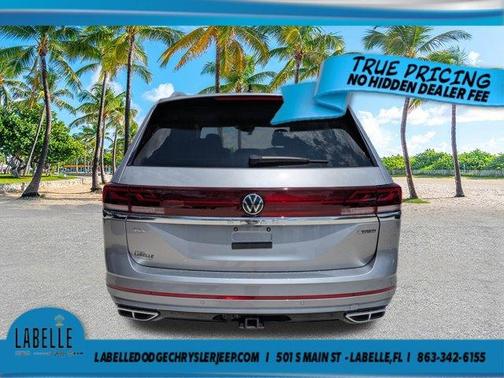 Silver Mist Metallic 2025 Volkswagen Atlas 2.0T SEL Premium R-Line