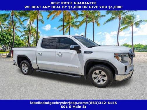 Summit White 2019 GMC Sierra 1500 SLE