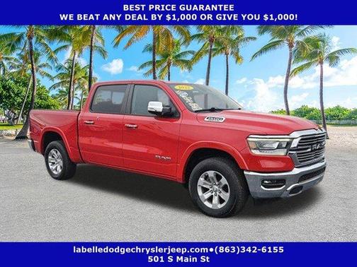 Flame Red Clearcoat 2022 RAM 1500 Laramie