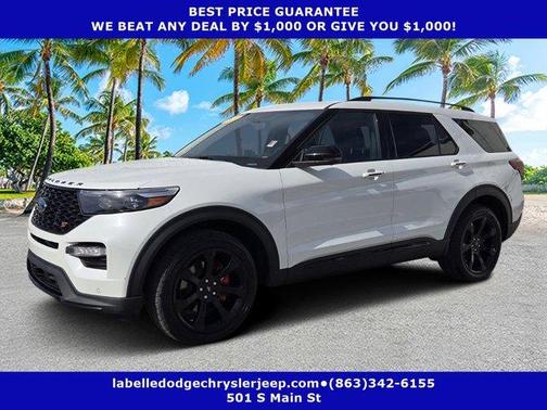 Star White 2023 Ford Explorer ST
