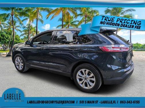 Stone Blue Metallic 2024 Ford Edge SE