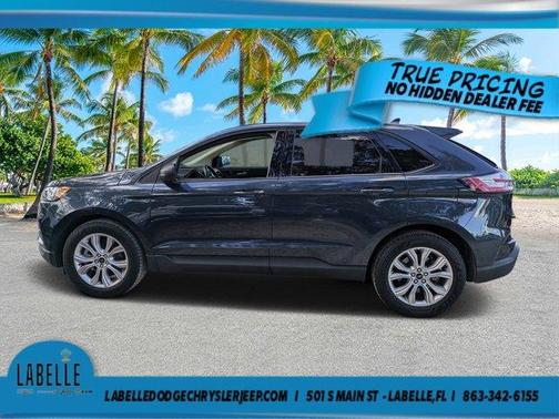 Stone Blue Metallic 2024 Ford Edge SE