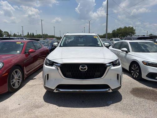 Rhodium White Premium 2024 Mazda CX-90 PHEV Premium