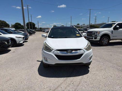 Winter White Solid 2015 Hyundai TUCSON Limited