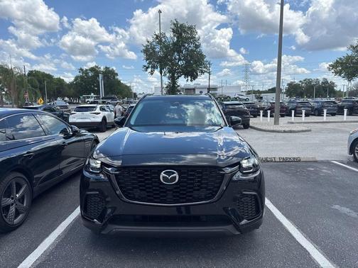 Jet Black Mica 2025 Mazda CX-70 3.3 Turbo Preferred Package