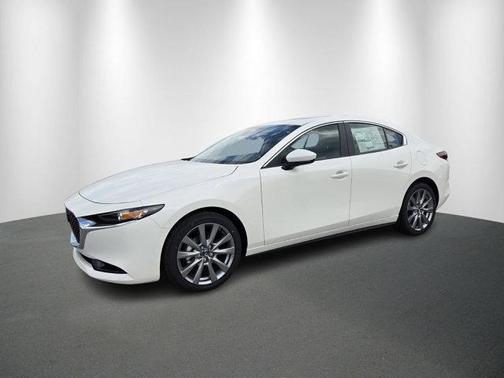 Snowflake White Pearl Mica 2026 Mazda Mazda3 FWD w/Preferred Package