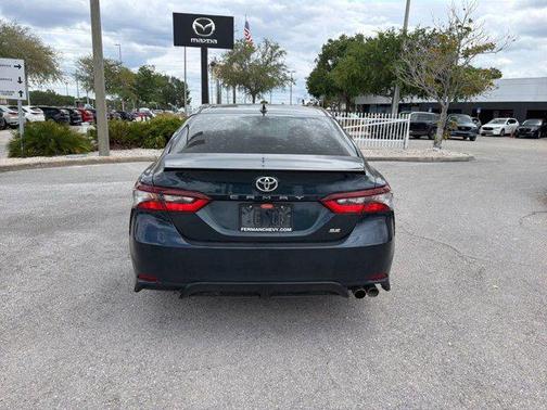 Galactic Aqua Mica 2021 Toyota Camry SE