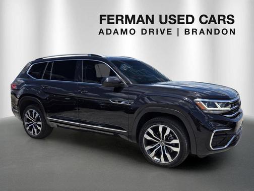Black 2021 Volkswagen Atlas 3.6L SEL Premium