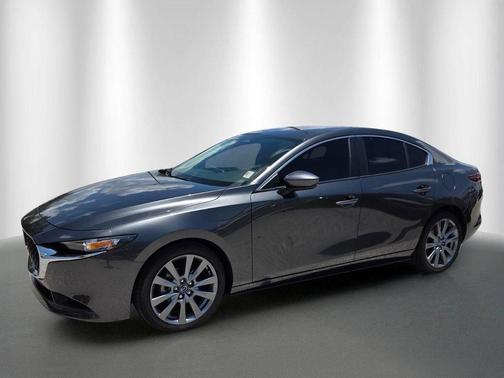 Machine Gray Metallic 2025 Mazda Mazda3 FWD w/Preferred Package