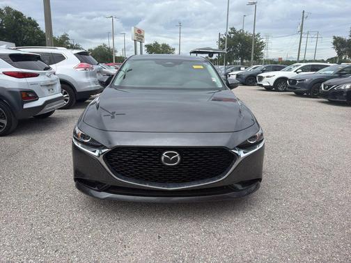 Machine Gray Metallic 2025 Mazda Mazda3 FWD w/Preferred Package