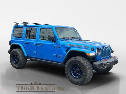 Hydro Blue Pearlcoat 2021 Jeep Wrangler Unlimited Rubicon