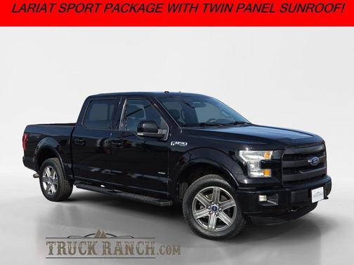 Shadow Black 2016 Ford F-150 Lariat