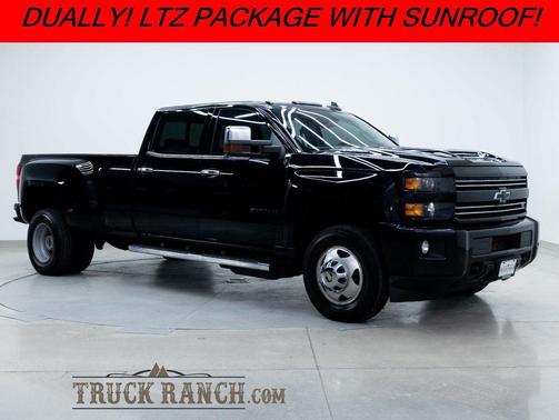 Black 2017 Chevrolet Silverado 3500 LTZ