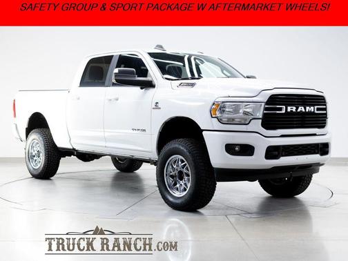 Bright White Clearcoat 2021 RAM 2500 Big Horn Crew Cab 4x4 6'4' Box