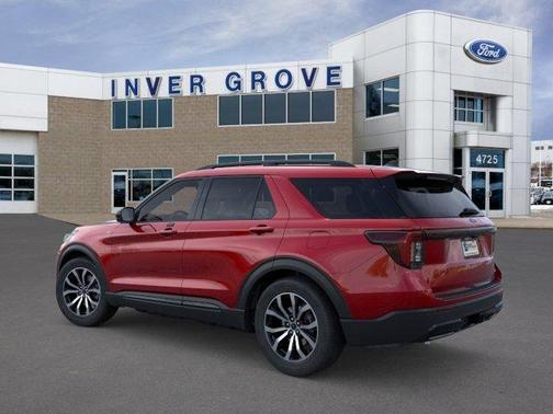 Rapid Red Metallic Tinted Clearcoat 2026 Ford Explorer ST-Line