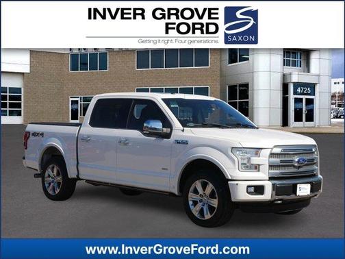 White Platinum Clearcoat Metallic 2016 Ford F-150 Platinum
