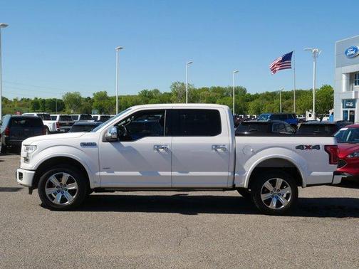 White Platinum Clearcoat Metallic 2016 Ford F-150 Platinum