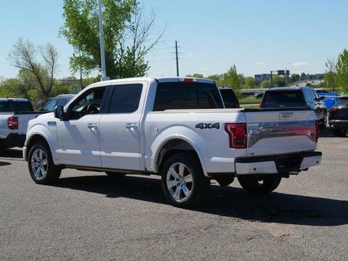 White Platinum Clearcoat Metallic 2016 Ford F-150 Platinum
