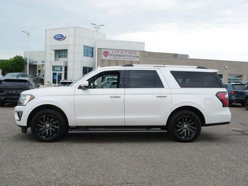 White Platinum Clearcoat Metallic 2019 Ford Expedition Max Limited