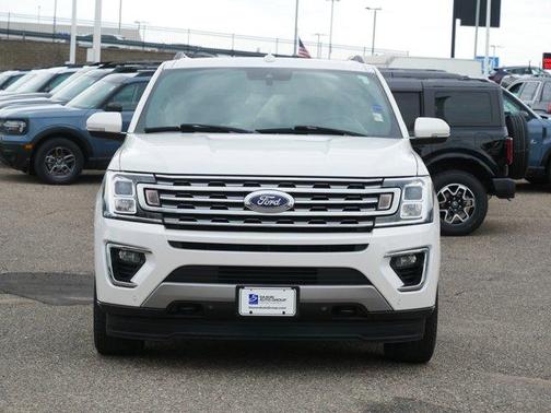 White Platinum Clearcoat Metallic 2019 Ford Expedition Max Limited