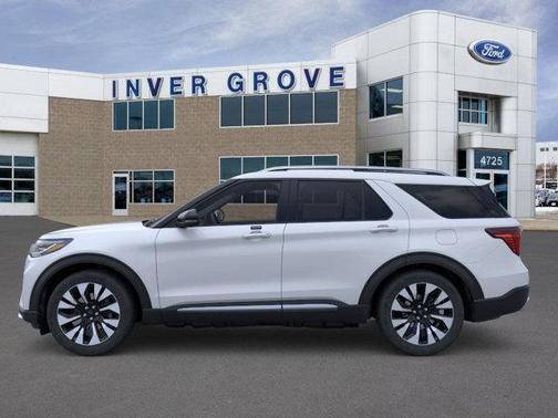 Space White Metallic 2026 Ford Explorer Platinum