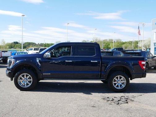 Antimatter Blue Metallic 2022 Ford F-150 Platinum