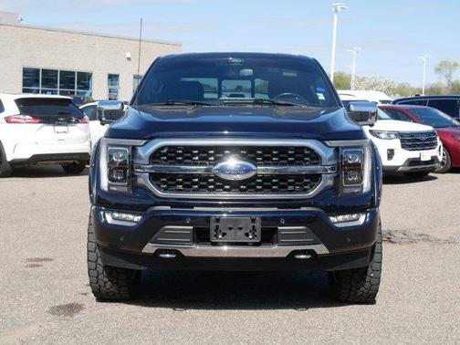 Antimatter Blue Metallic 2022 Ford F-150 Platinum