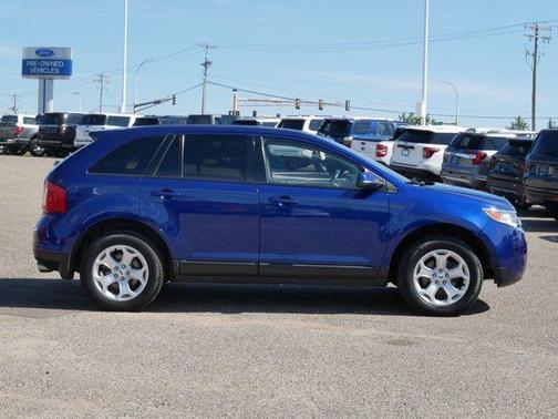 Deep Impact Blue Metallic 2014 Ford Edge SEL