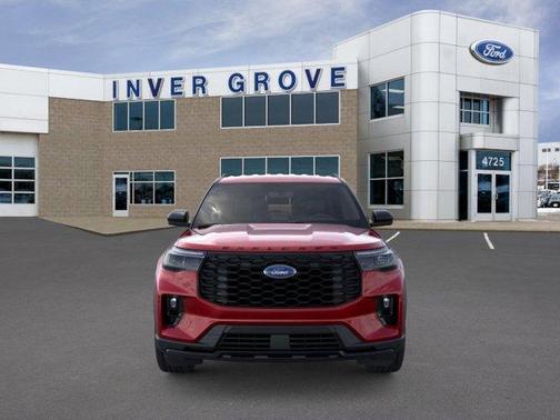 Rapid Red Metallic Tinted Clearcoat 2026 Ford Explorer ST-Line