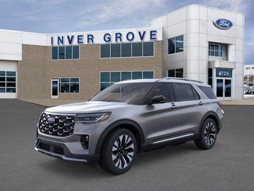 Carbonized Gray Metallic 2026 Ford Explorer Platinum