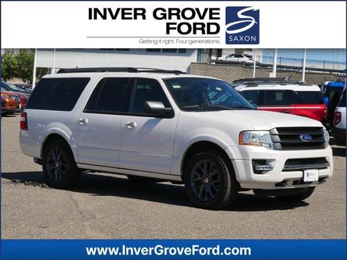 White Platinum Clearcoat Metallic 2017 Ford Expedition EL Limited