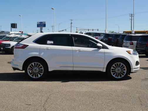 Star White 2021 Ford Edge Titanium