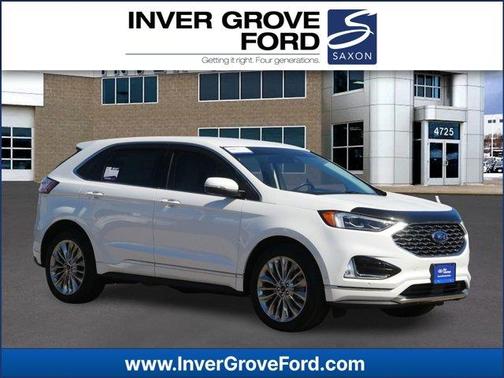 Star White 2021 Ford Edge Titanium