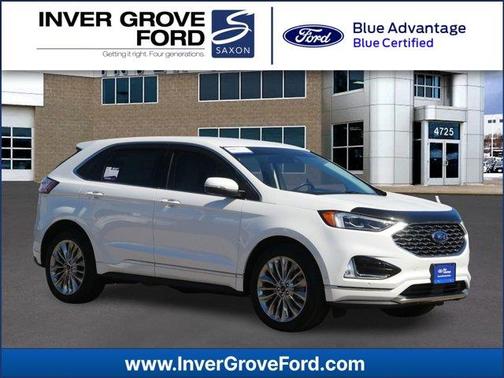 Star White 2021 Ford Edge Titanium