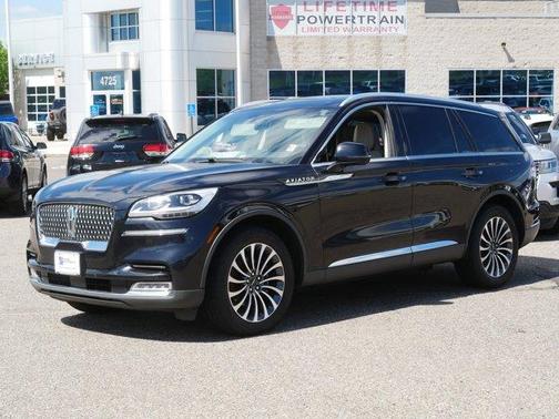 Black 2020 Lincoln Aviator Reserve AWD