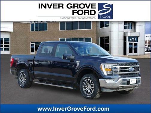 Blue Metallic 2021 Ford F-150 Lariat