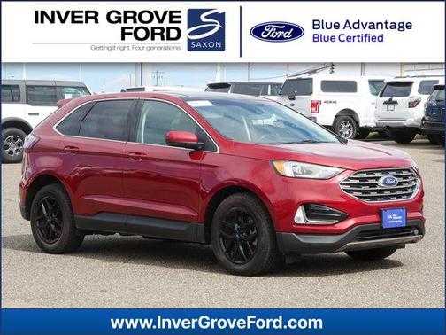 Red Metallic 2022 Ford Edge SEL