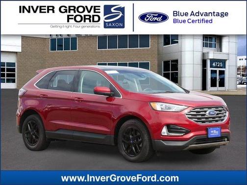 Red Metallic 2022 Ford Edge SEL