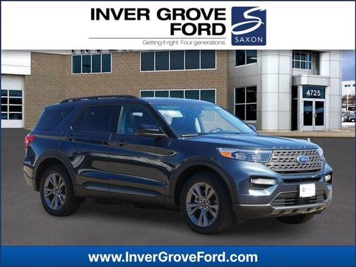 Blue Metallic 2024 Ford Explorer XLT